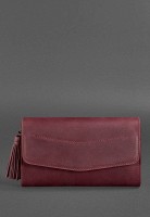 Женская кожаная сумка BlankNote Элис бордовая crazy horse - BN-BAG-7-VIN-KR