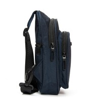 Мужская тканевая сумка-слинг Lanpad 63744 blue