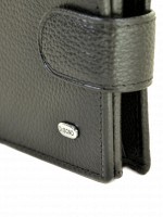 Кожаный мужской кошелек Dr.Bond M8-1 black