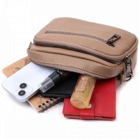 Молодежная женская кожаная сумка через плечо Vintage 22638 