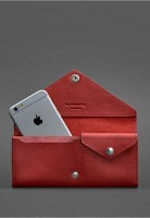 Женский кожаный кошелек Керри 1.0 красный BN-W-1-RED