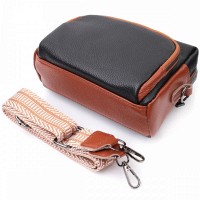 Молодежная женская кожаная сумка через плечо Vintage 22588 