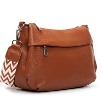 Женская кожаная сумка через плечо ALEX RAI 6001 khaki