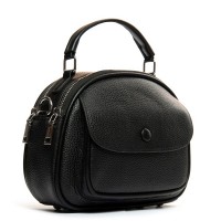 Женский молодежный кожаный клатч ALEX RAI 29052 black