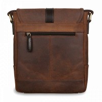 Мужская кожаная сумка Ashwood Toby Brown (Коричневый)