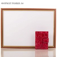 Женская красная визитница Canpellini из лакированной кожи