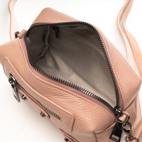 Женский молодежный кожаный клатч ALEX RAI 60072 pink
