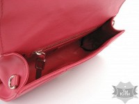 Женская стильная компактная сумка красная