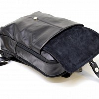 Кожаный мужской черный рюкзак TARWA ga-7284-3md