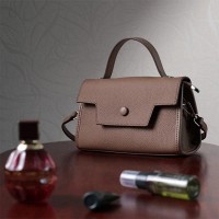 Молодежная женская кожаная сумка через плечо Vintage 22630 