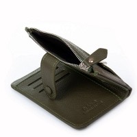 Женский кожаный кошелек Classik  DR. BOND WN-23-17 green