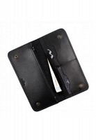 Мужское кожаное портмоне The Wings Mark 2 черный TW-MARK-2-BLACK-KSR