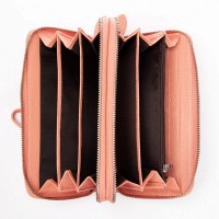 Женский кожаный кошелек Bright DR. BOND W39 pink purple