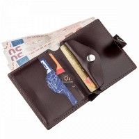 Мужской кошелёк из кожи SHVIGEL 16218