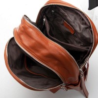 Женский кожаный рюкзак ALEX RAI 95517-9 camel