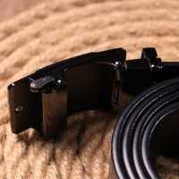 Мужской кожаный ремень автомат Vintage 20378 