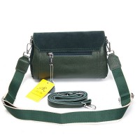 Женская замшевая сумка ALEX RAI 93055 green