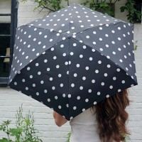 Мини зонт женский механический Fulton L501-041628 Tiny-2 Smiley Spot (Смайлики)