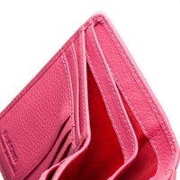 Женский кожаный кошелек Bright DR. BOND WS-31 plum-red