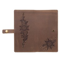 Тревел-кейс из кожи Hi Art TC-01 	Mehendi Classic коричневый