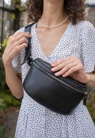 Женская поясная сумка Explorer S черная флотар TW-EXPLORER-S-BLACK-FLO