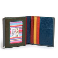 Женский кожаный кошелек Rainbow DR. BOND WRS-33-1 gray
