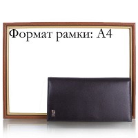 Мужской черный кожаный кошелек DESISAN SHI111-1