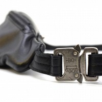 Кожаная черная сумка на пояс Tarwa ga-3035-3md