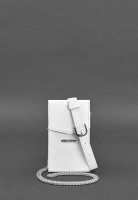 Набор женских кожаных сумок BlankNote  Mini поясная/ кроссбоди белые - BN-BAG-38-LIGHT