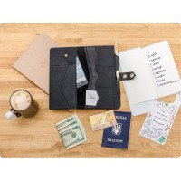 Тревел-кейс кожаный ручной работы кожи BlankNote 4.0 графит