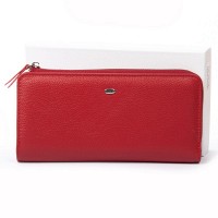 Женский кожаный кошелек Classik  DR. BOND WN-23-21 red