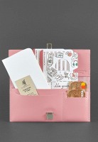 Женский кожаный тревел-кейс BlankNote Journey 2.0 Розовый BN-TK-2-PINK-PEACH