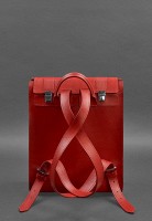 Женский кожаный рюкзак BlankNote Blackwood красный BN-BAG-29-BW-RED