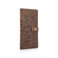 Тревел-кейс из кожи Hi Art TC-01 Shabby Olive Let's Go Travel