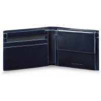 Кожаный кошелек Piquadro BL SQUARE/N.Blue PU4188B2R_BLU2