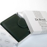Женский кожаный кошелек Bright DR. BOND WS-36 green