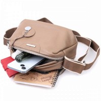 Молодежная женская кожаная сумка через плечо Vintage 22594 