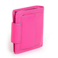 Женский кожаный кошелек Rainbow DR. BOND WRS-415-1 plum-red