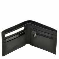 Кожаный мужской кошелек Dr.Bond MSM-1 black