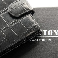 Кожаный мужской кошелек BRETTON 208-Y107 black