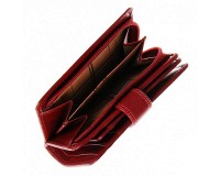 Женский кошелек Visconti VENICE MZ-11 красный из натуральной кожи