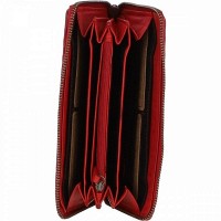 Женский кожаный кошелек Ashwood D81 Red