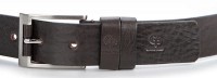 Мужской кожаный тёмно-коричневый ремень GRANDE PELLE 00776