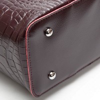 Женская кожаная сумка ALEX RAI 00109 bordo