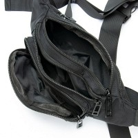 Мужская сумка на пояс Lanpad 35002 black