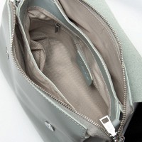 Женская кожаная сумка ALEX RAI 8159 l.grey