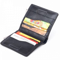 Мужское кожаное портмоне GRANDE PELLE 11332 Синее