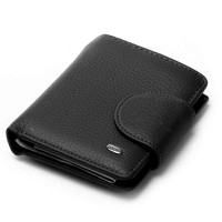 Женский кожаный кошелек Bright DR. BOND WS-415-1 black