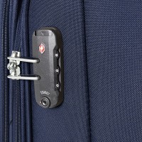 Чемодан средний 4 колеса Gabol Zambia Blue М 924623
