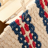 Пляжная плетеная сумка PODIUM 6170 beige